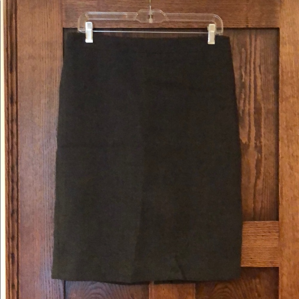 J. Crew grey wool pencil skirt